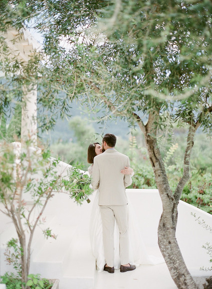 Mediterranean island wedding