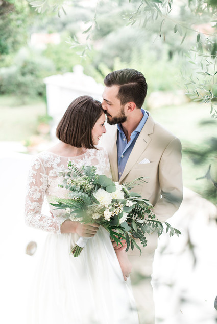 Mediterranean island wedding