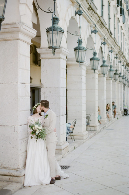 Mediterranean island wedding