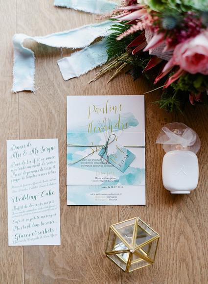 Watercolor invites