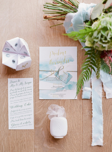 Watercolor invites