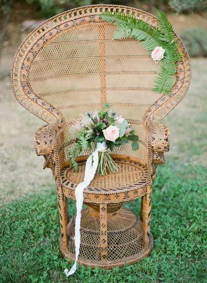 Bohemian wedding decor