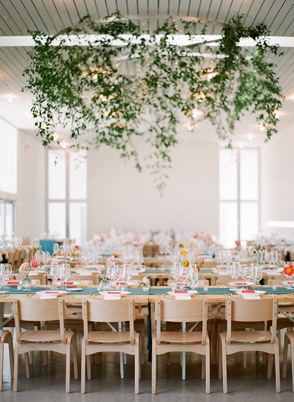 Modern wedding decor