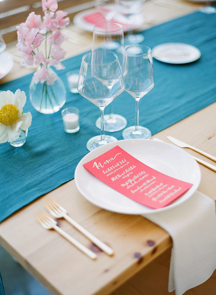 Indigo table runner Inspiration