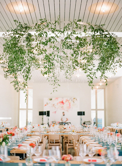 Modern wedding decor