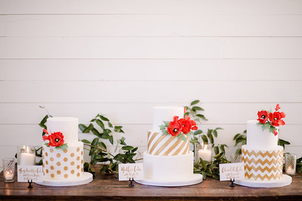 Modern wedding cake