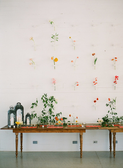 Wall of flowers