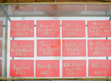 Escort cards Inspiration