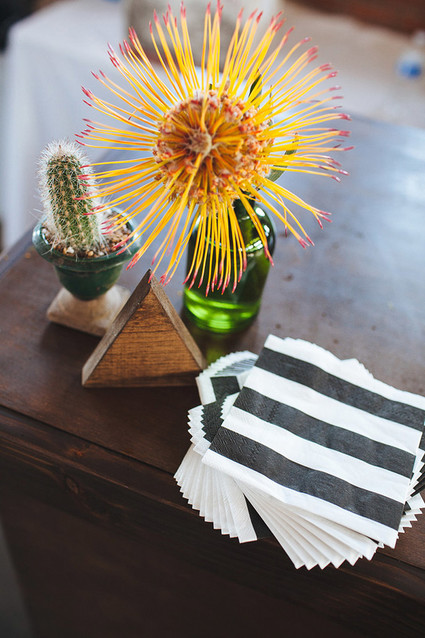 Modern wedding decor