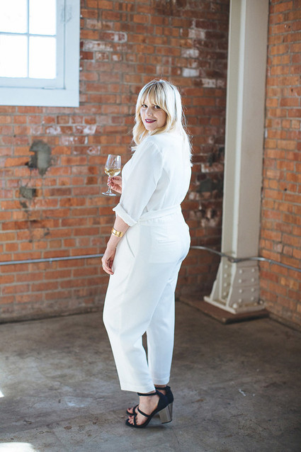 Bridal pant suit