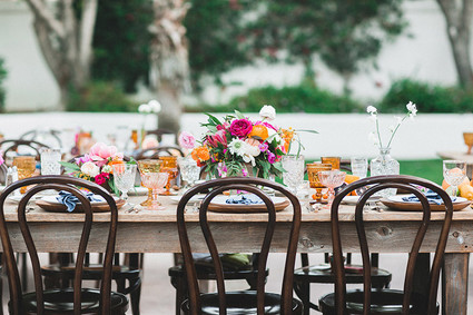 Mexican inspired wedding decor