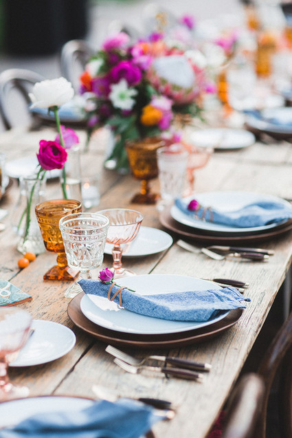 Mexican inspired wedding decor