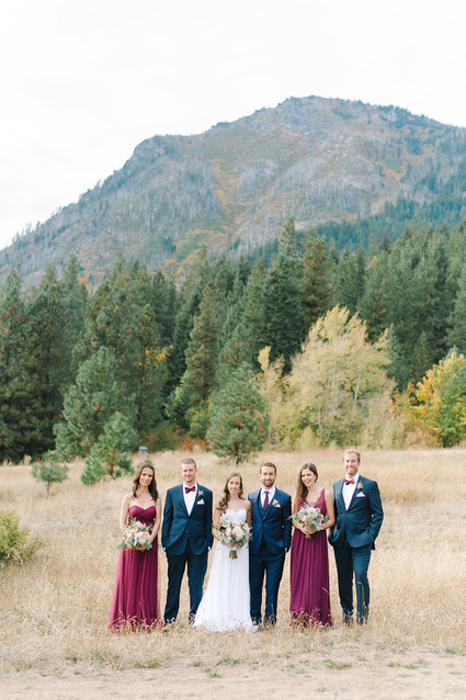 Pacific northwest mountain wedding