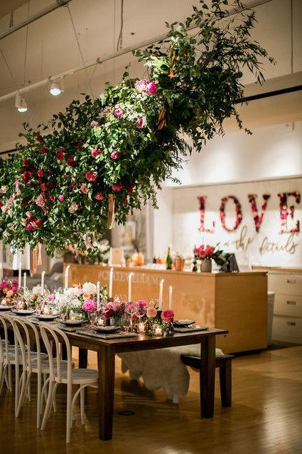 Valentines inspired dinner party