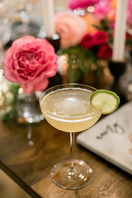 Dinner party cocktails