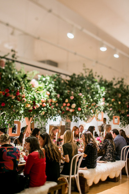 Valentines inspired dinner party