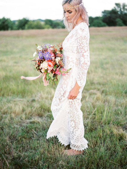Romantic bridal gown