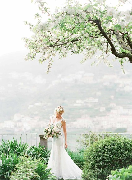 Romantic bridal portrait