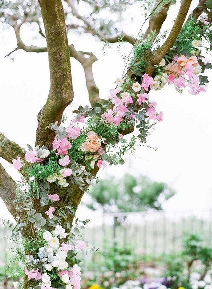Garden wedding flowers