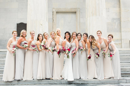 Romantic bridesmaid dresses