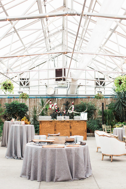 Romantic wedding at a Horticulture Center in Philadelphia