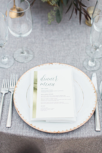 Modern place setting Inspiration