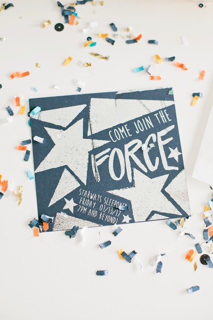 star wars party invite Inspiration