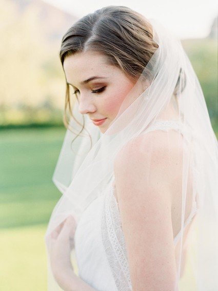 Romantic bridal beauty