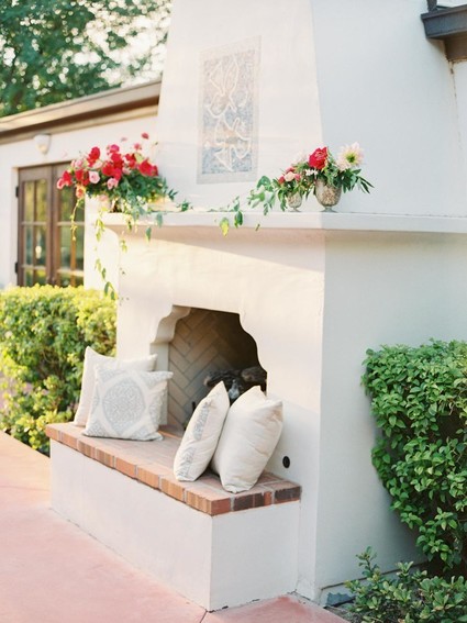 Romantic pink and navy wedding ideas