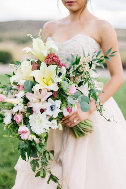 Romantic bridal bouquet