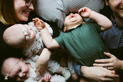 twin family photos