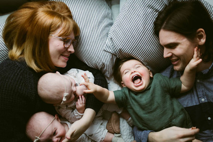 twin family photos