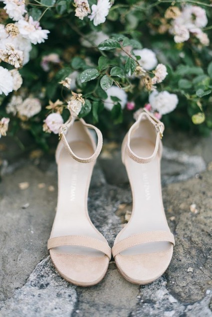 Stuart Weitzman wedding shoes