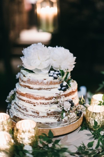 Naked wedding cake
