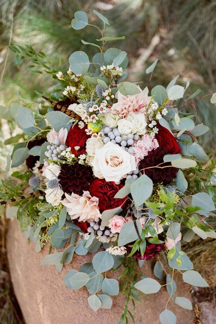 Rustic bridal bouquet