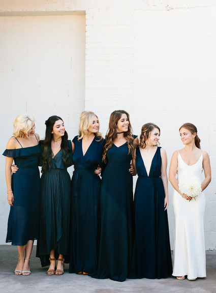 Navy bridesmaids