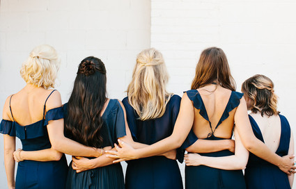 Navy bridesmaids
