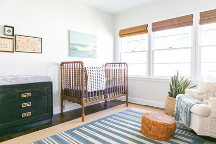 Modern vintage boy's nursery Inspiration
