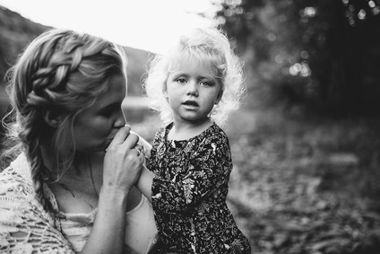 Rustic family maternity photos