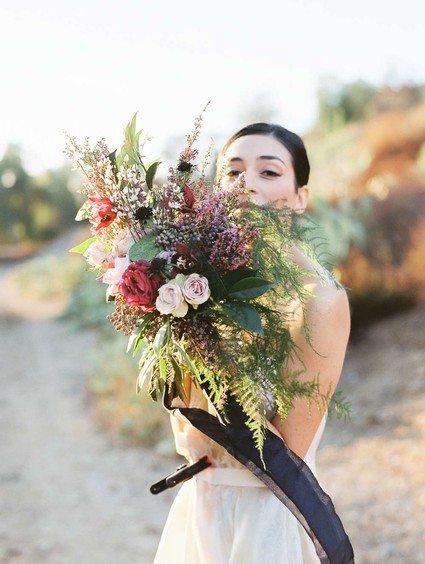 Winter bridal bouquet