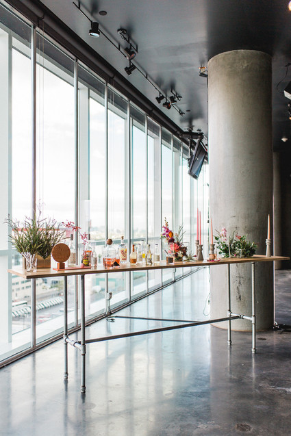 Modern wedding at W Hotel in Hollywood