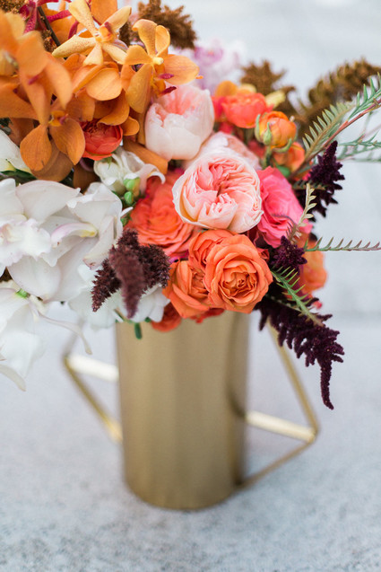 Tropical wedding flowers