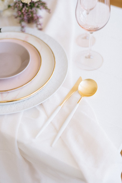 Valentine's Day place setting