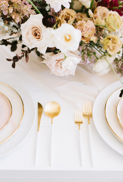 Valentine's Day place setting