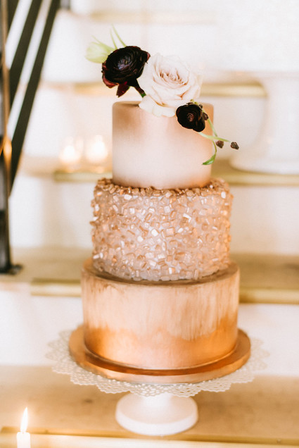 Valentine's Day wedding cake