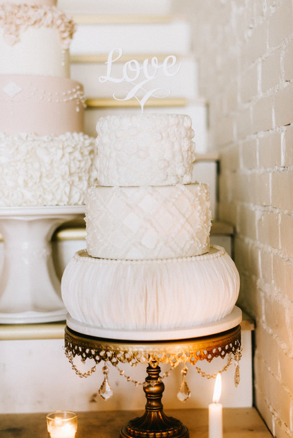 Valentine's Day wedding cake