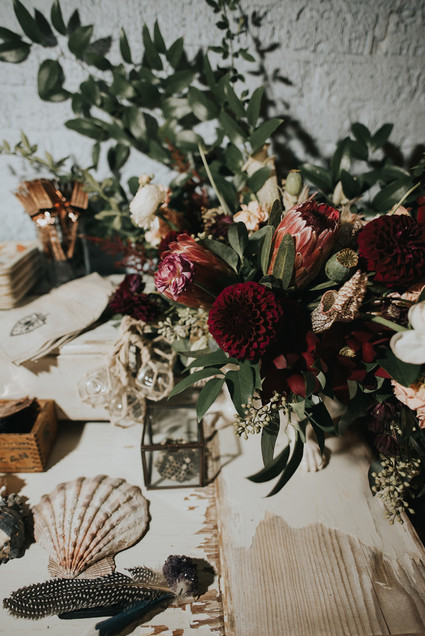 Fall wedding flowers