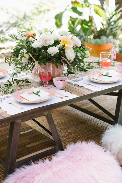 Floral valentine's day brunch for kids