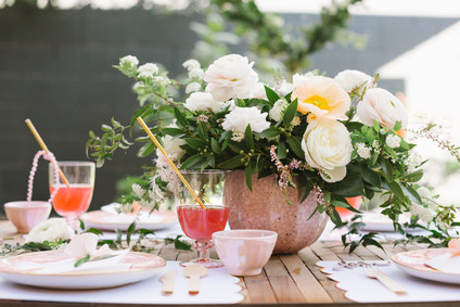 Floral valentine's day brunch for kids