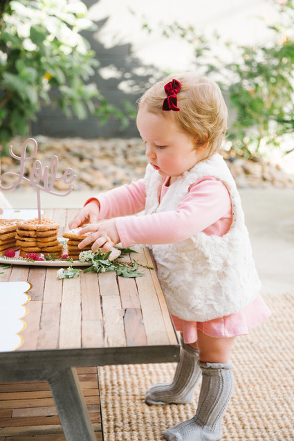 Floral valentine's day brunch for kids